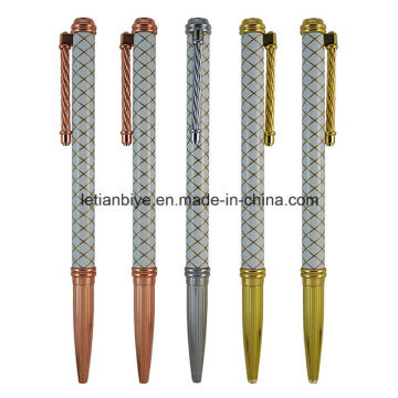 Lujo personalizado curvado insignia Metal regalo Pen (LT-C779)